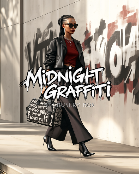 Midnight Graffiti Stationery Box