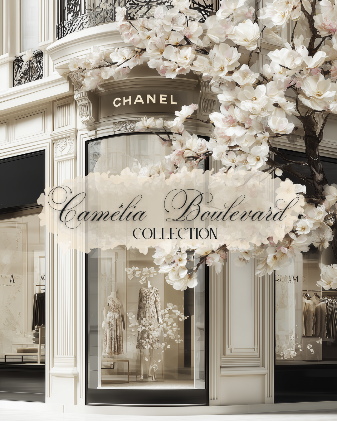 Camelia Boulevard Stationery Box