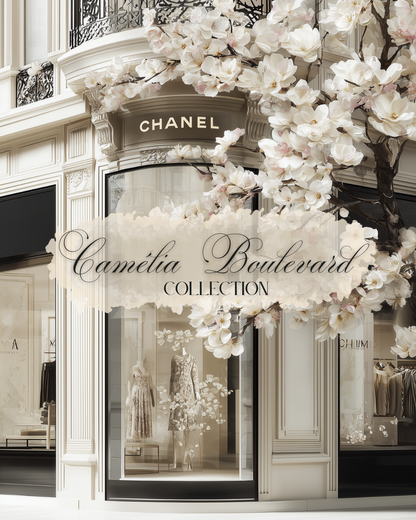 Camelia Boulevard Stationery Box