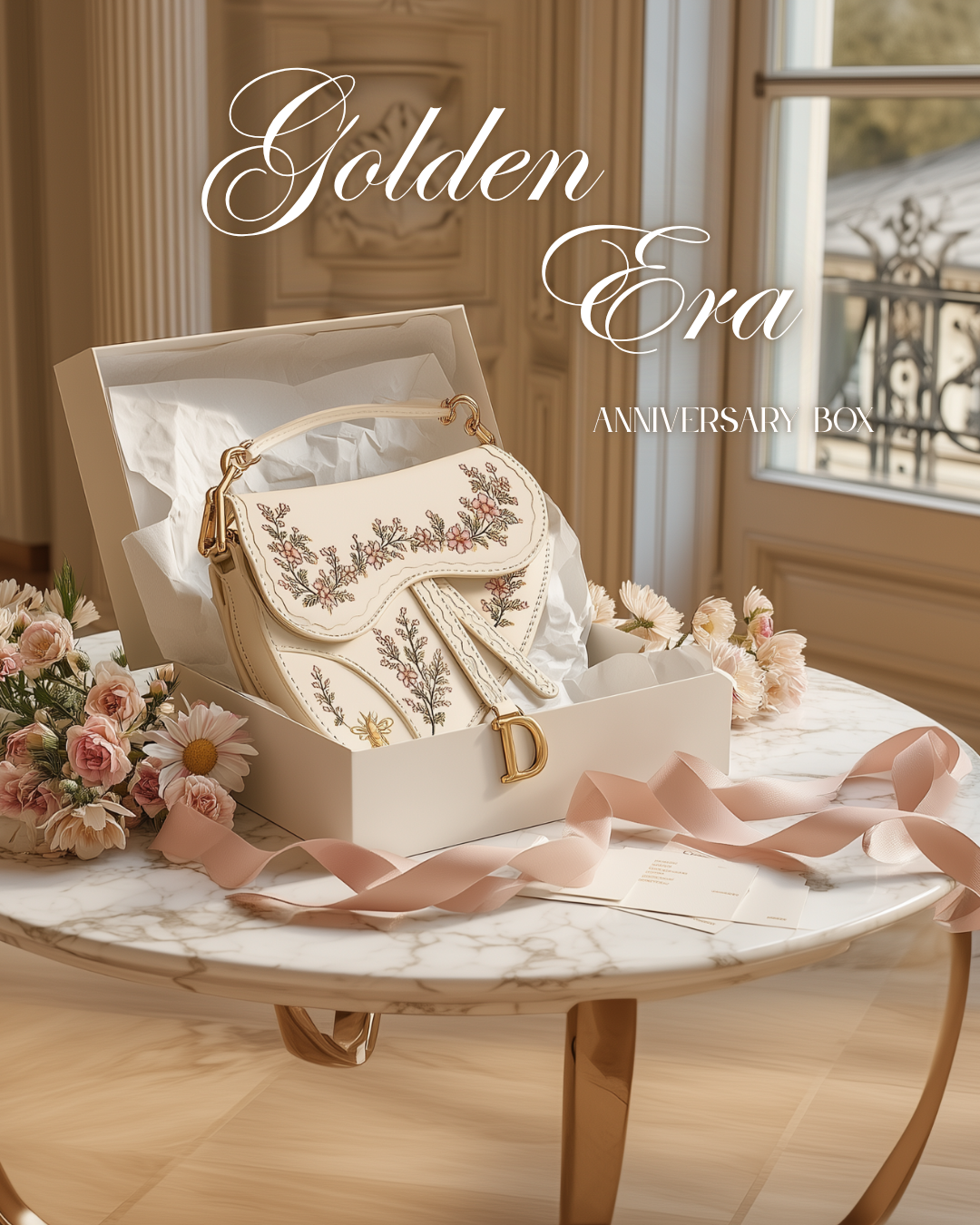 Golden Era 10-Year Anniversary Stationery Box