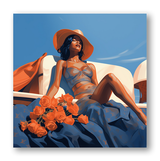 Black Beach Girl Dashboard Stickerbook VOL 26