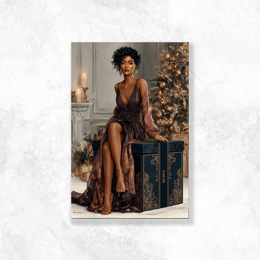 Black Fashion Girl Dashboard Stickerbook VOL 51