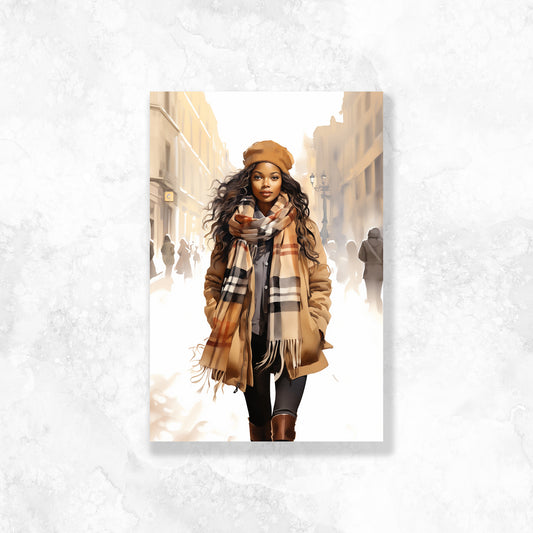 Black Fashion Girl Dashboard Fashion Sticker Book VOL 15