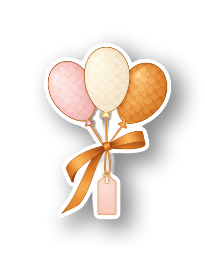 Balloon Die-cut Sticker