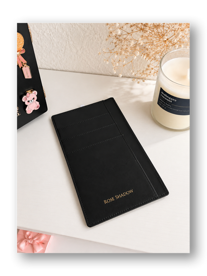 Leather Notebook Adhesive Pocket set (options available)