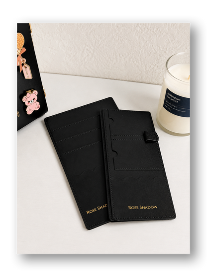 Leather Notebook Adhesive Pocket set (options available)
