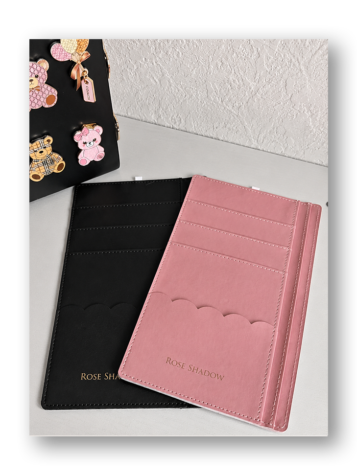 Leather Notebook Adhesive Pocket set (options available)
