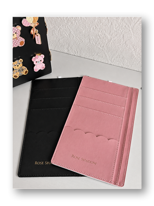 Leather Notebook Adhesive Pocket set (options available)