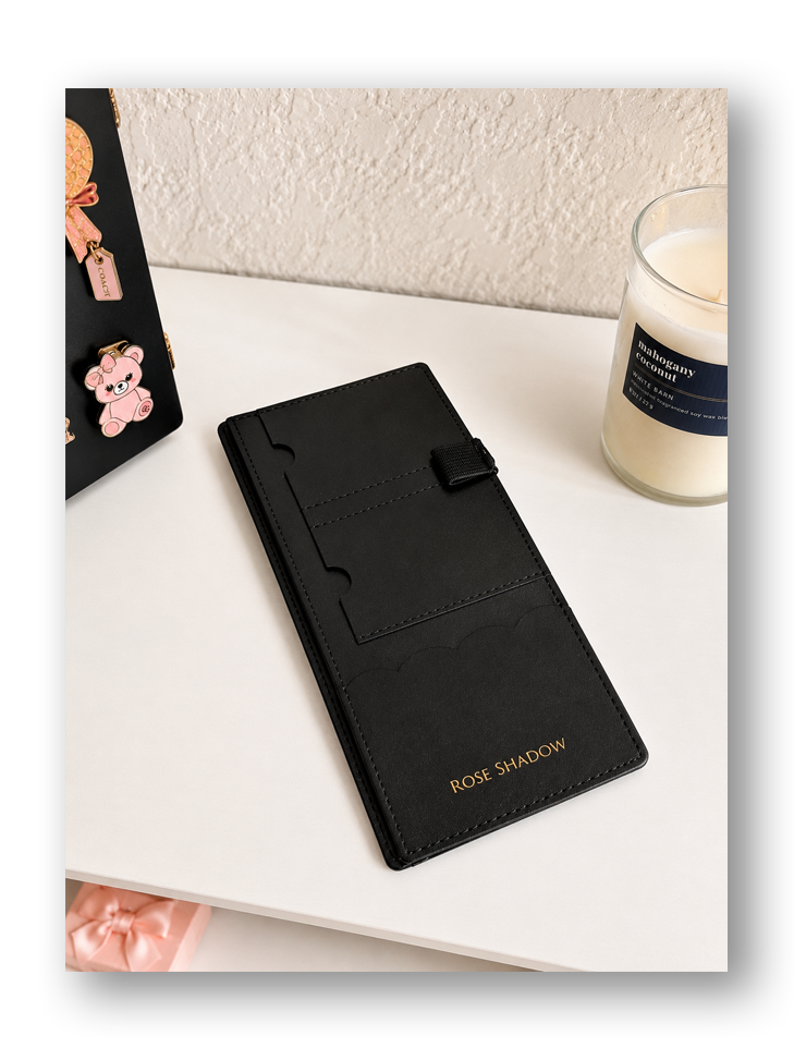 Leather Notebook Adhesive Pocket set (options available)