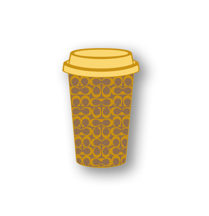 Coffee Cup Magnetic Pins