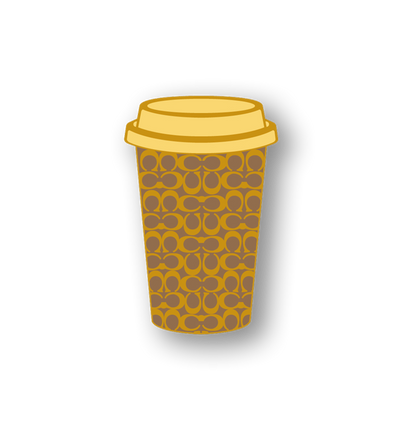 Coffee Cup Magnetic Pins