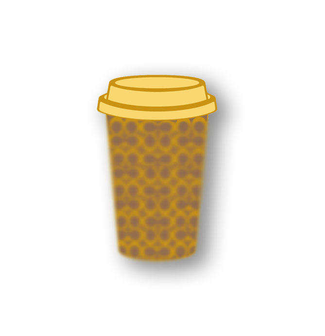Coffee Cup Magnetic Pins (Available in different colors)