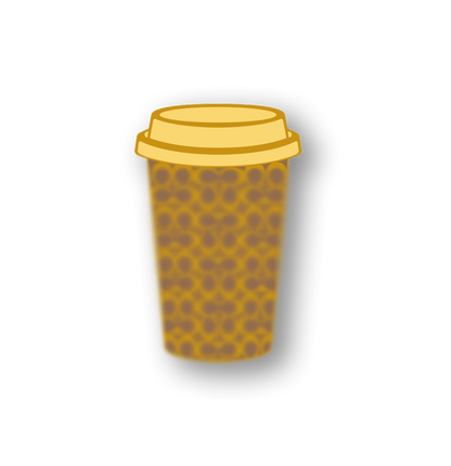 Coffee Cup Magnetic Pins (Available in different colors)