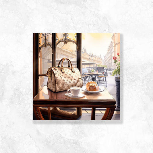 LV Coffee Scene freebie Half Letter