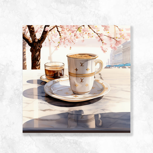 LV Coffee LV Cherry Blossom Dashboard