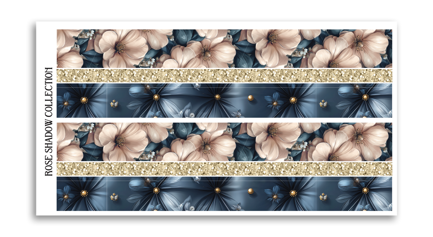 Bottom Washi Add on sheet Camellia Frost Stickerbook VOL 56