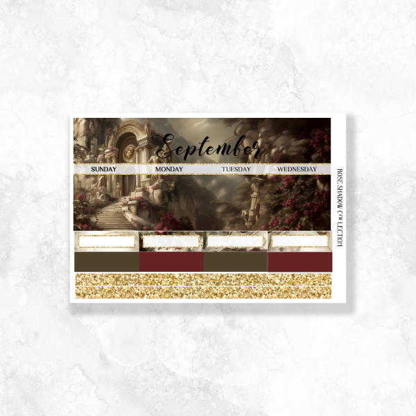 September 2025 Monthly A5 Wide Standard Planner Insert