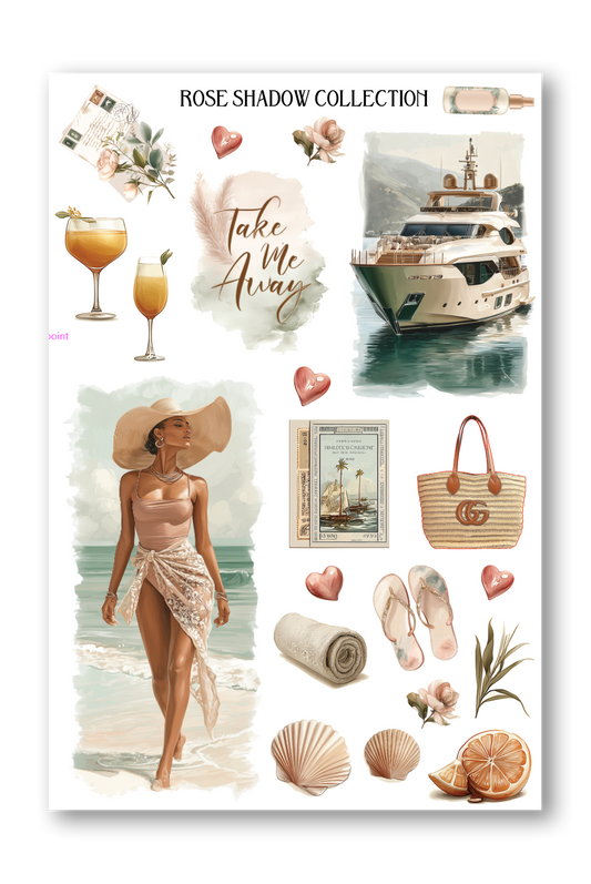 Vacation Sheet Quiet Luxury Journaling sheet