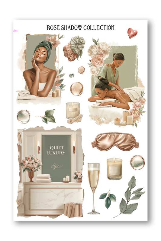 Spa Sheet Quiet Luxury Journaling sheet