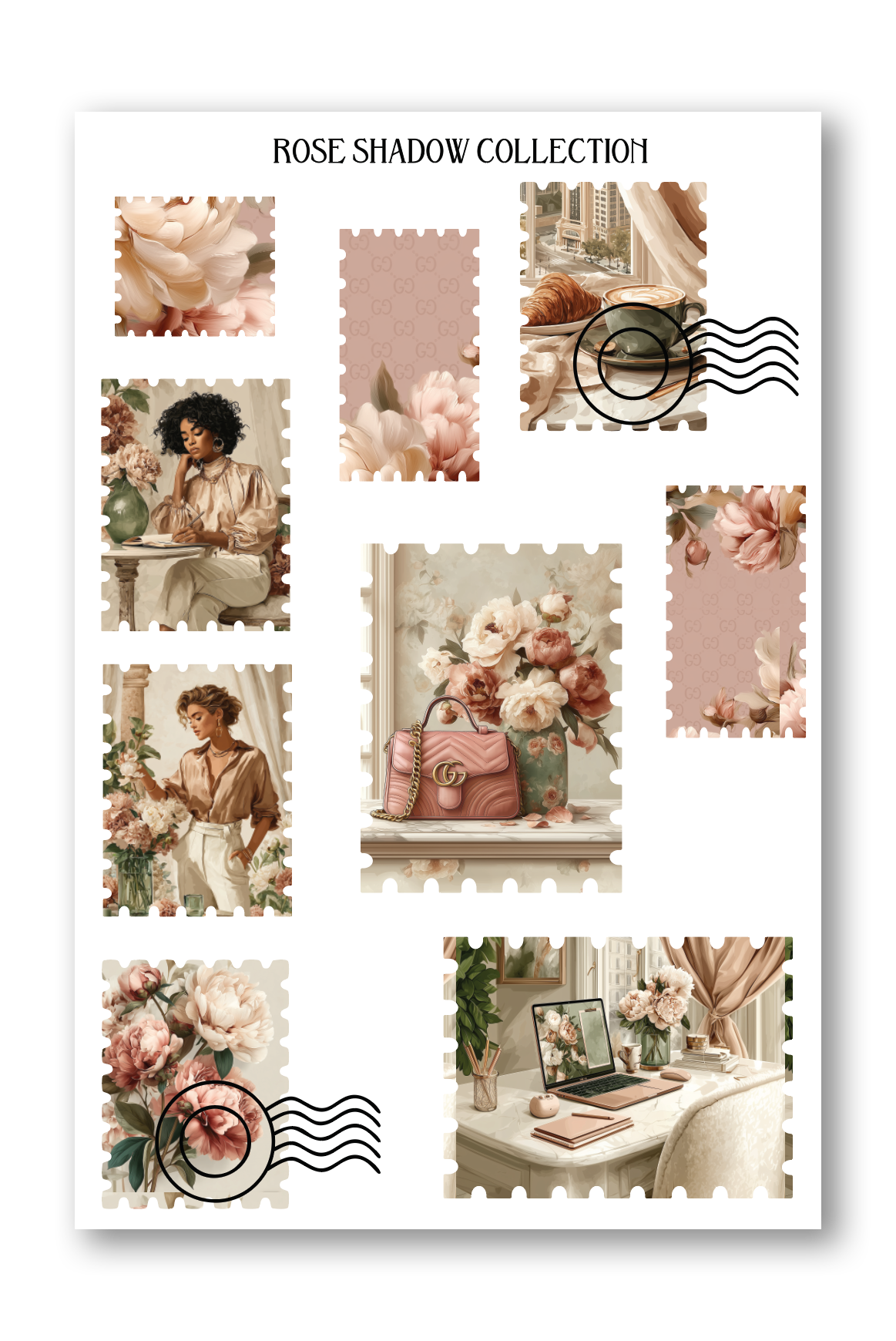 Stamps Sheet Quiet Luxury Journaling sheet