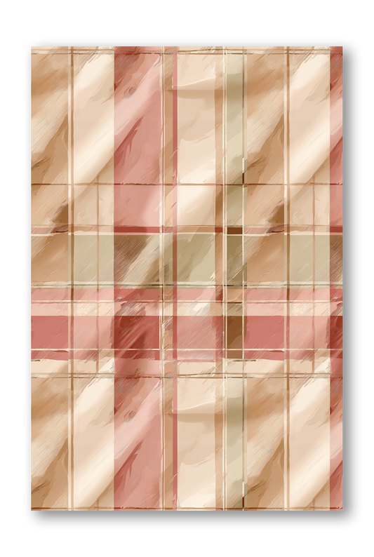 Plaid Washi Pattern Quiet Luxury Collection Journaling sheet