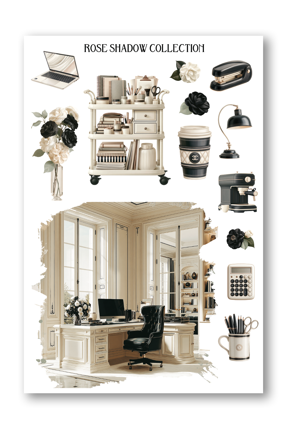 Office Camelia Boulevard Journaling sheet