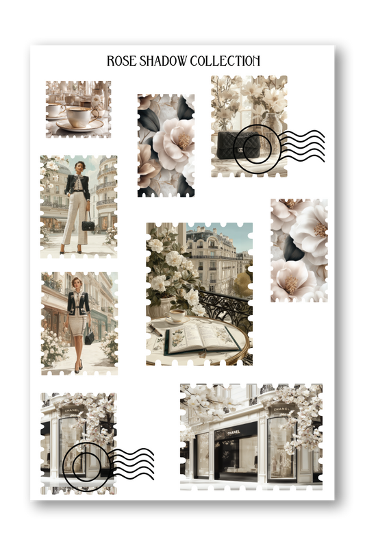 Stamps Camelia Boulevard Journaling sheet
