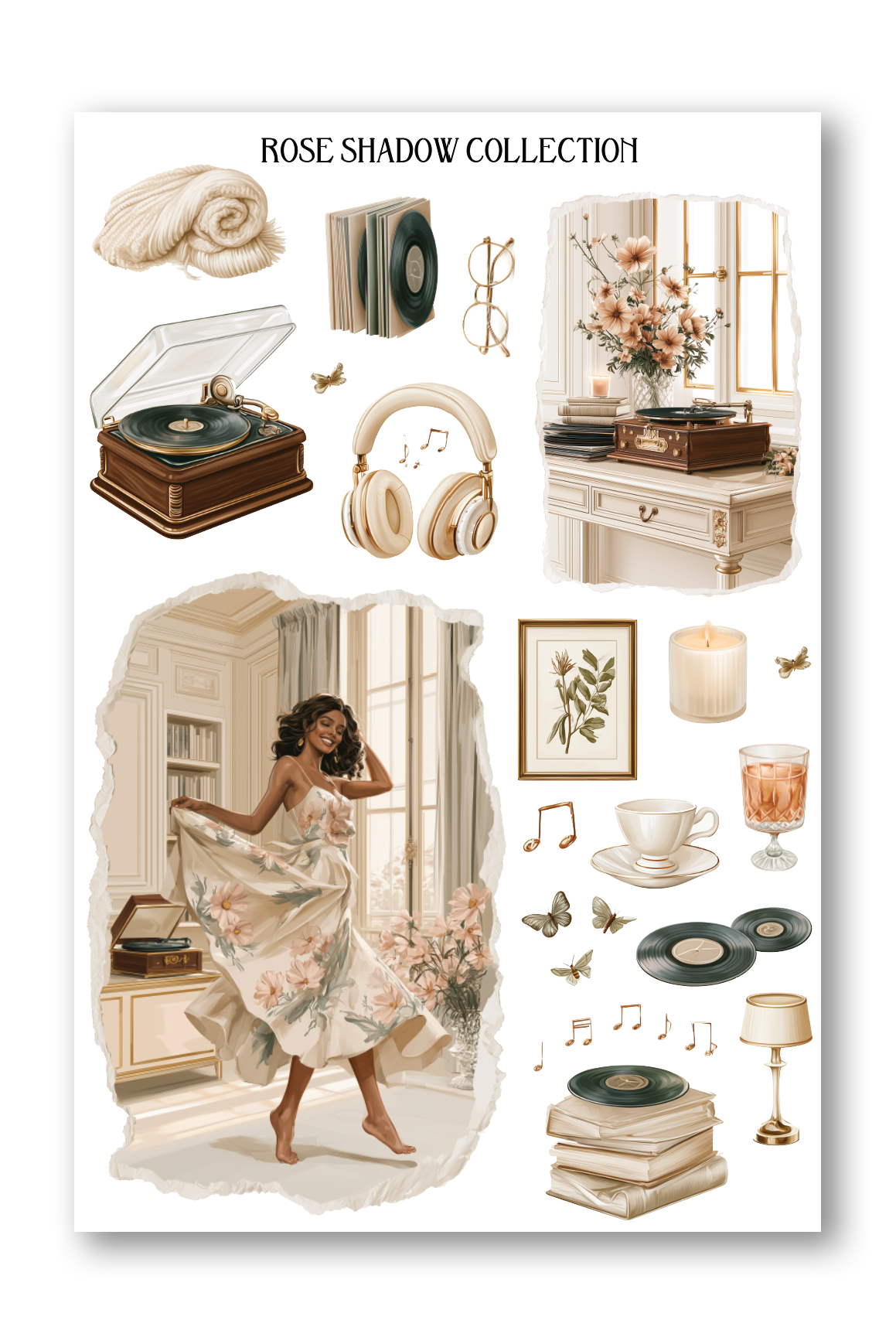 Dance Sheet Golden Era Journaling sheet
