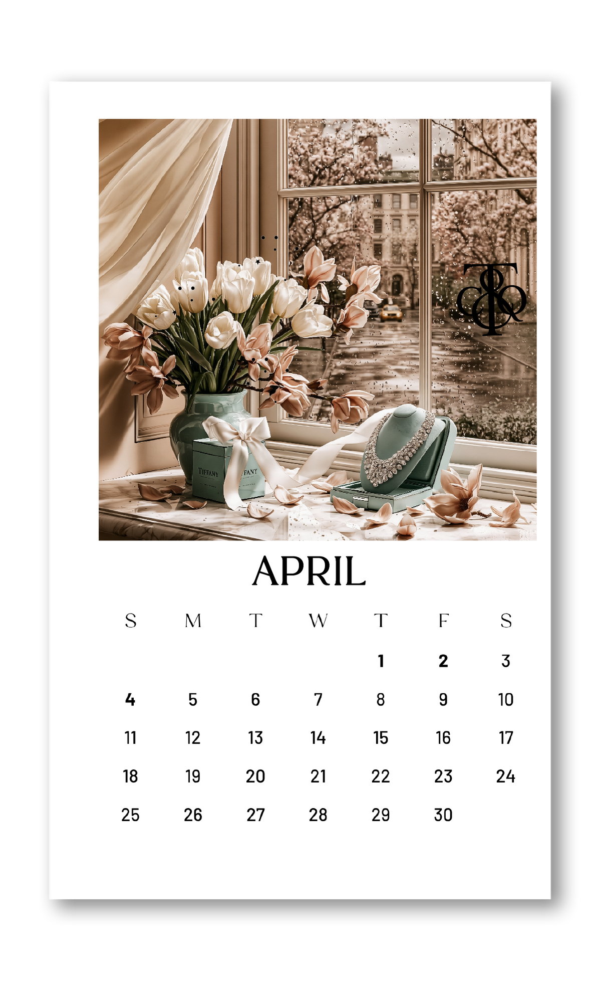 2027 Calendar Dashboards (Gold Foil Only) choose your size 12 MONTH BUNDLE