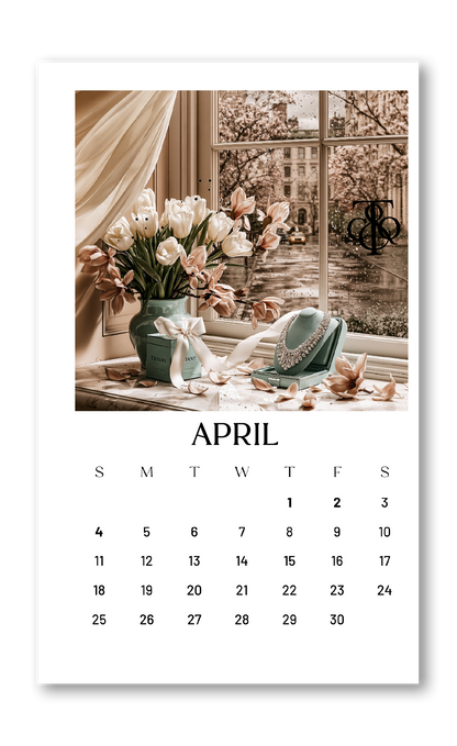 2027 Calendar Dashboards (Gold Foil Only) choose your size 12 MONTH BUNDLE
