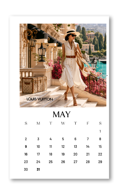2027 Calendar Dashboards (Gold Foil Only) choose your size 12 MONTH BUNDLE
