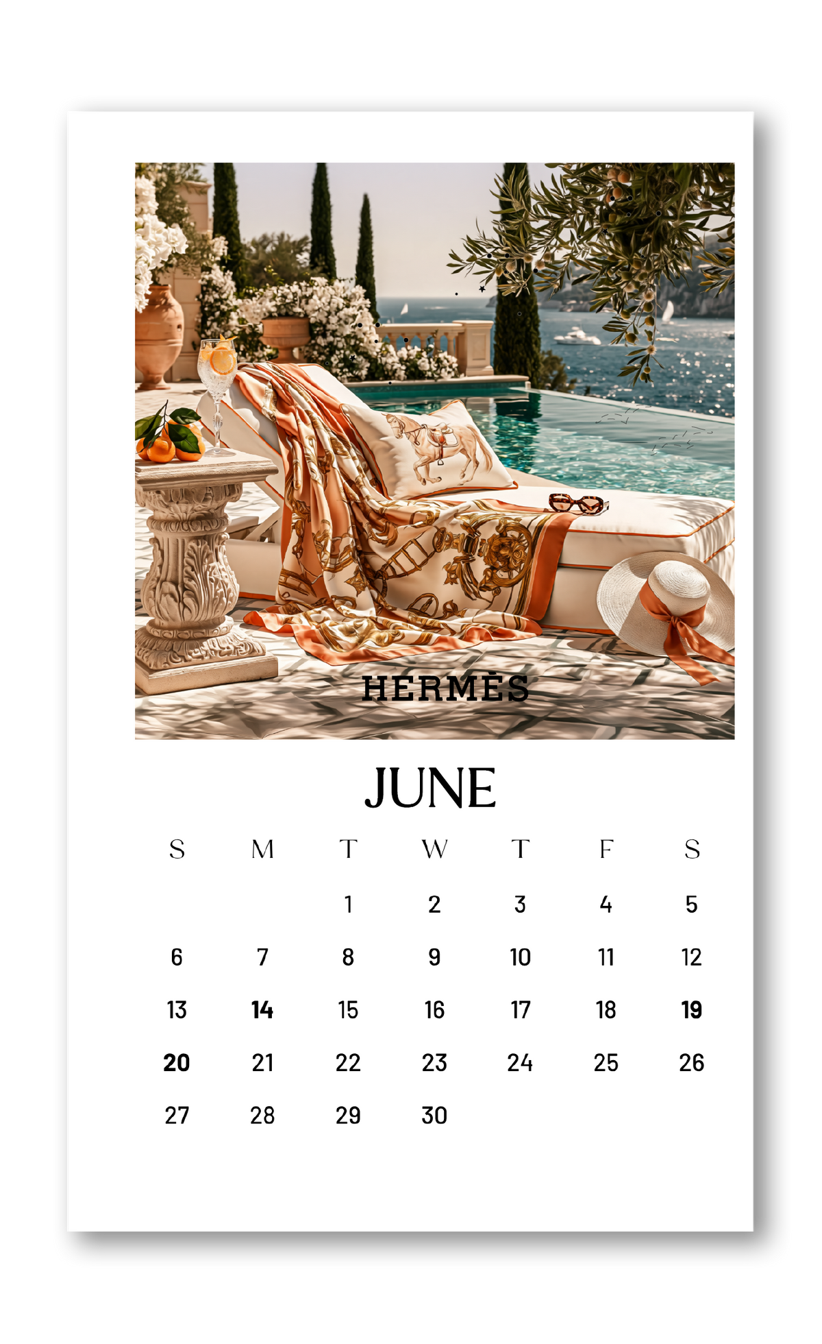 2027 Calendar Dashboards (Gold Foil Only) choose your size 12 MONTH BUNDLE