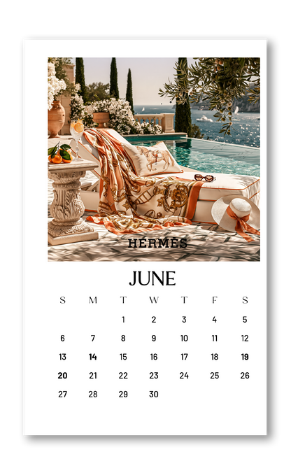 2027 Calendar Dashboards (Gold Foil Only) choose your size 12 MONTH BUNDLE