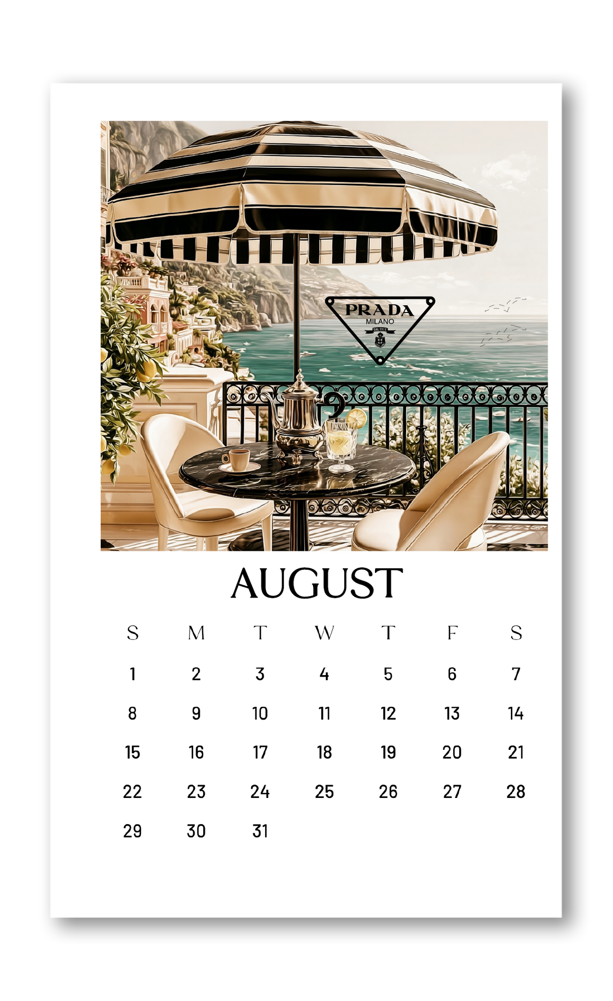 2027 Calendar Dashboards (Gold Foil Only) choose your size 12 MONTH BUNDLE
