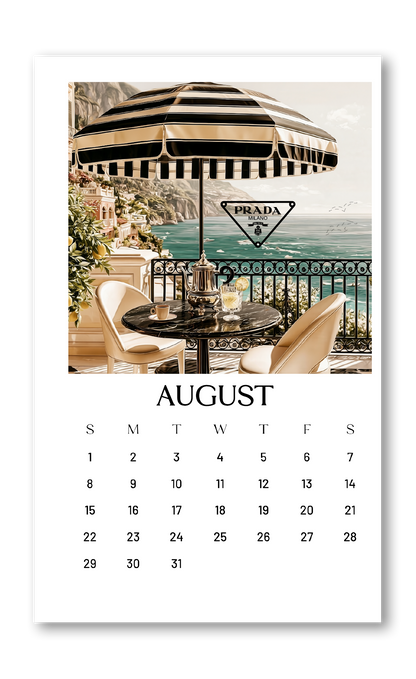 2027 Calendar Dashboards (Gold Foil Only) choose your size 12 MONTH BUNDLE