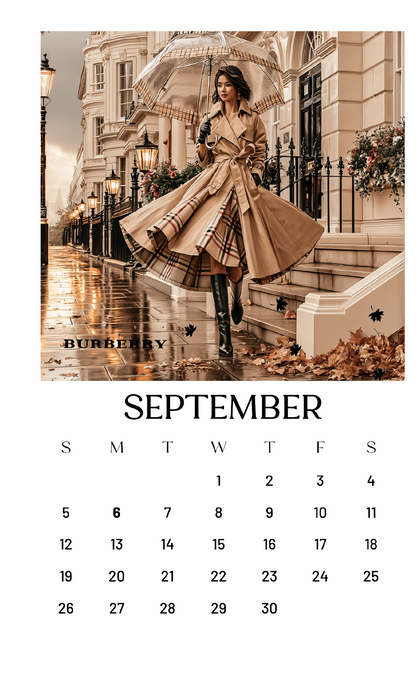 2027 Calendar Dashboards (Gold Foil Only) choose your size 12 MONTH BUNDLE