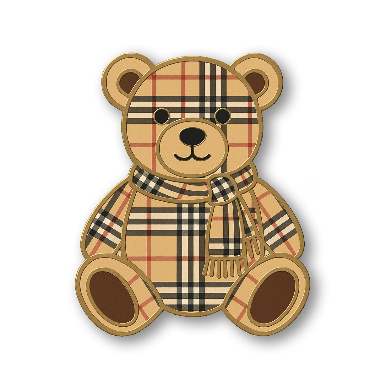 Bruno the bear BearBerry Collection Magnetic Pins