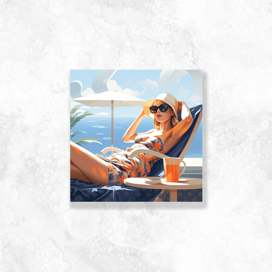 White Beach Girl Dashboard Stickerbook VOL 26