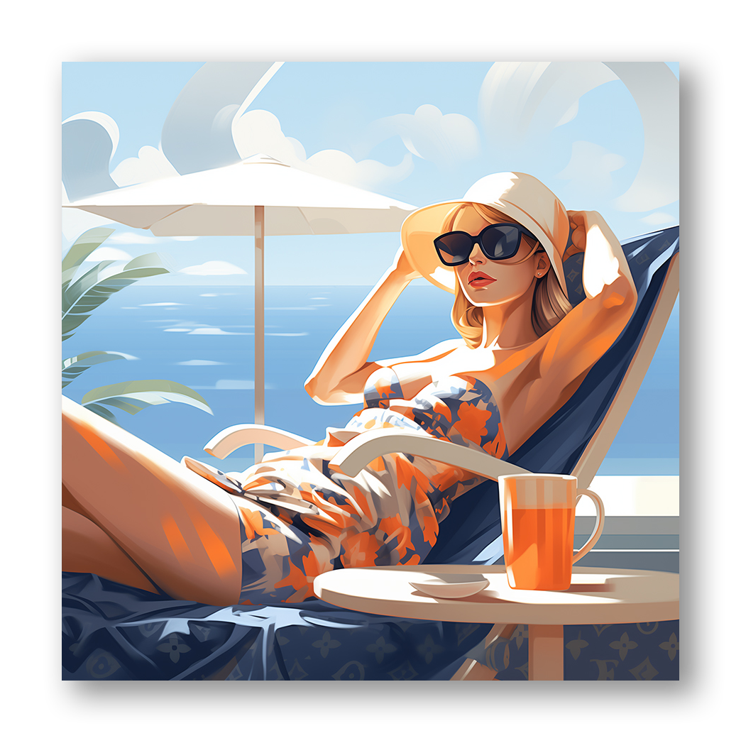 White Beach Girl Dashboard Stickerbook VOL 26