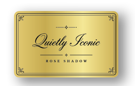 Quietly iconic Metal washi Card