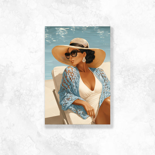 Black Fashion Girl 1 Dashboard Stickerbook VOL 49