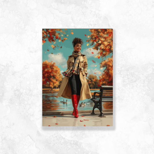 Black Fashion Girl BearBerry Dashboard Stickerbook VOL 52