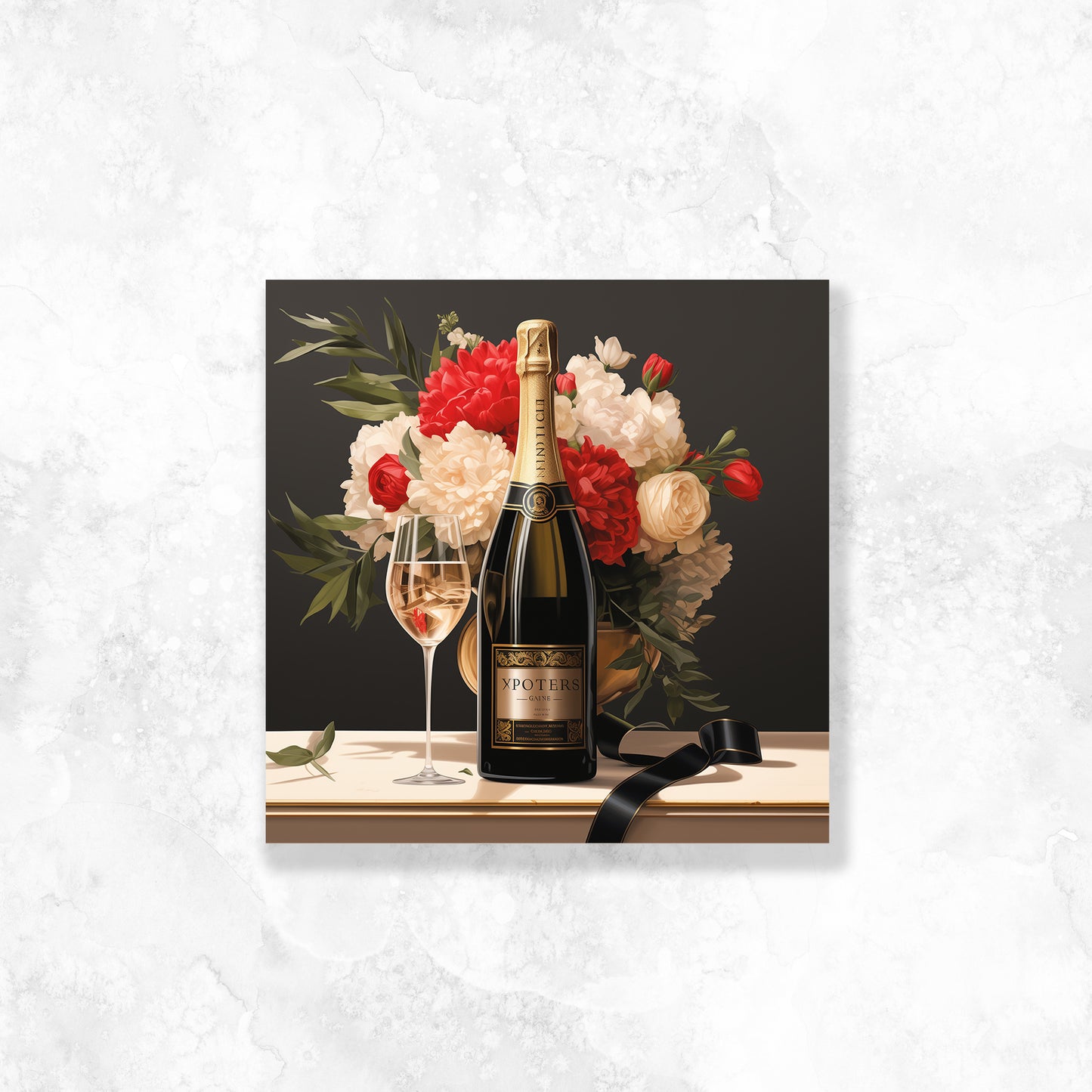 Champagne and flowers Dashboard Stickerbook VOL 22