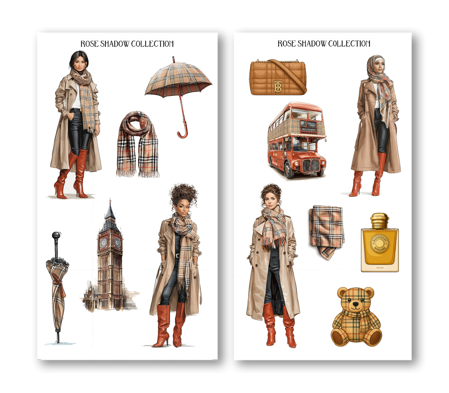 BearBerry Exclusive Fashion Sticker Book VOL 52