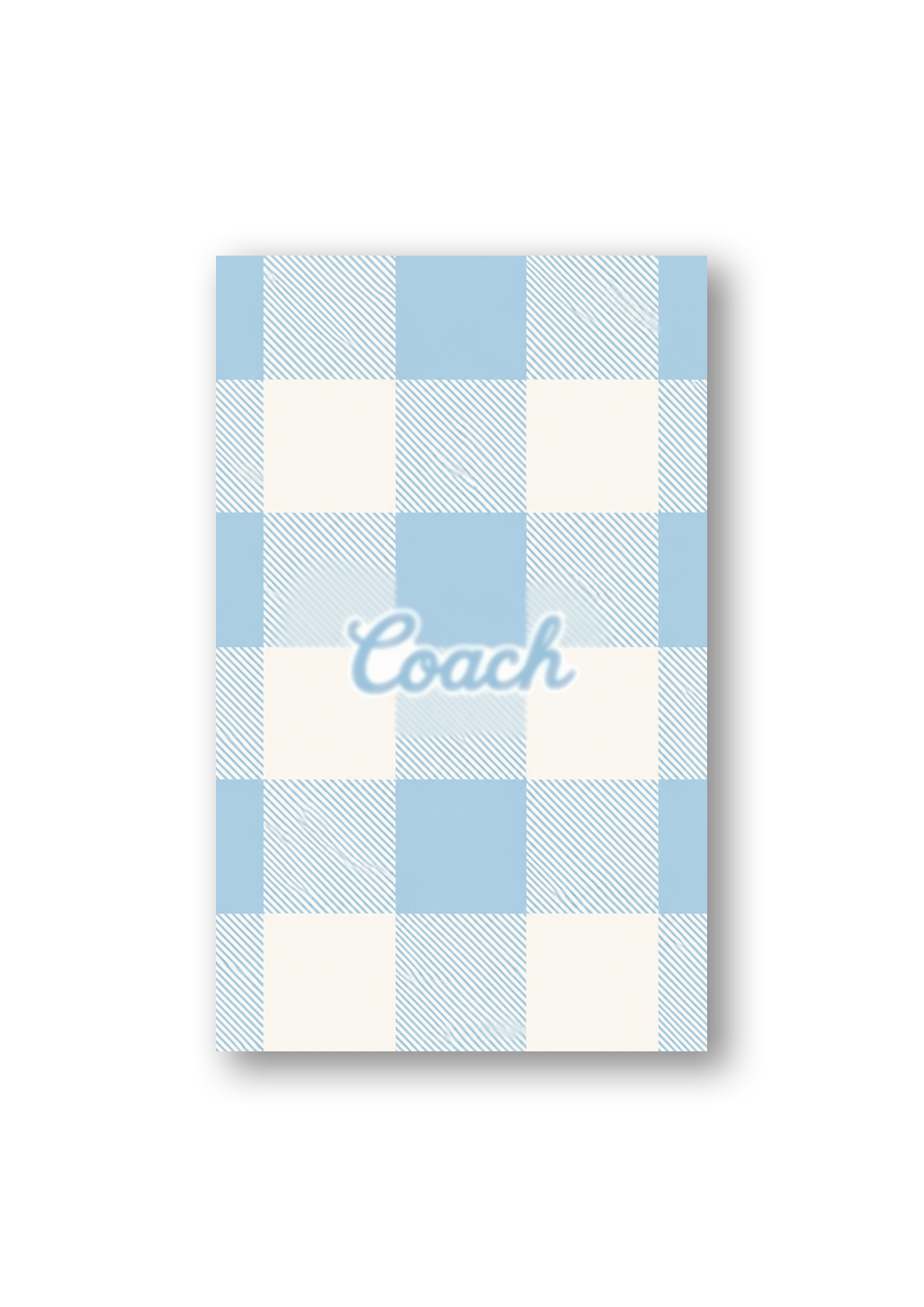 Gingham Acrylic Dashboard