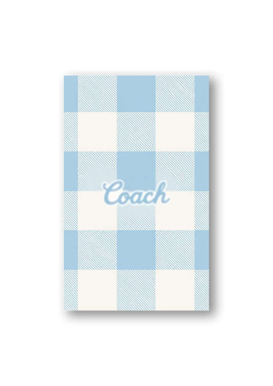 Gingham Acrylic Dashboard