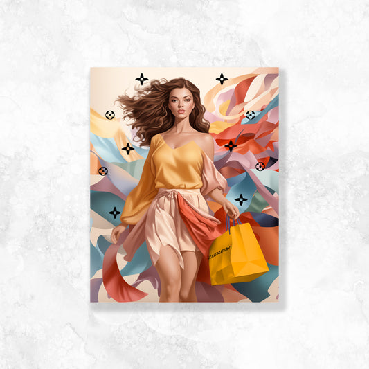 White Fashion Girl colorful Dashboard Fashion Sticker Book VOL 26 (Copy)