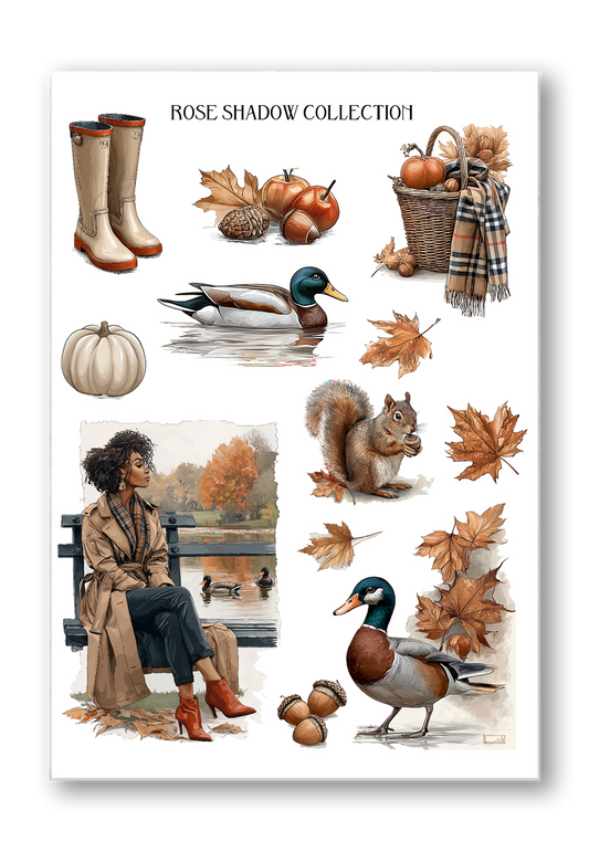 Hyde Park Sheet BearBurry Collection Journaling sheet