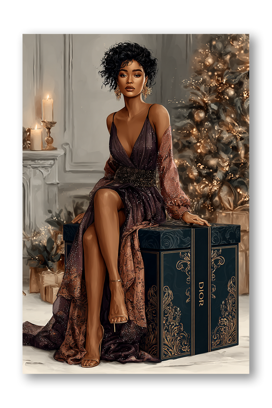 Black Fashion Girl Dashboard Stickerbook VOL 51