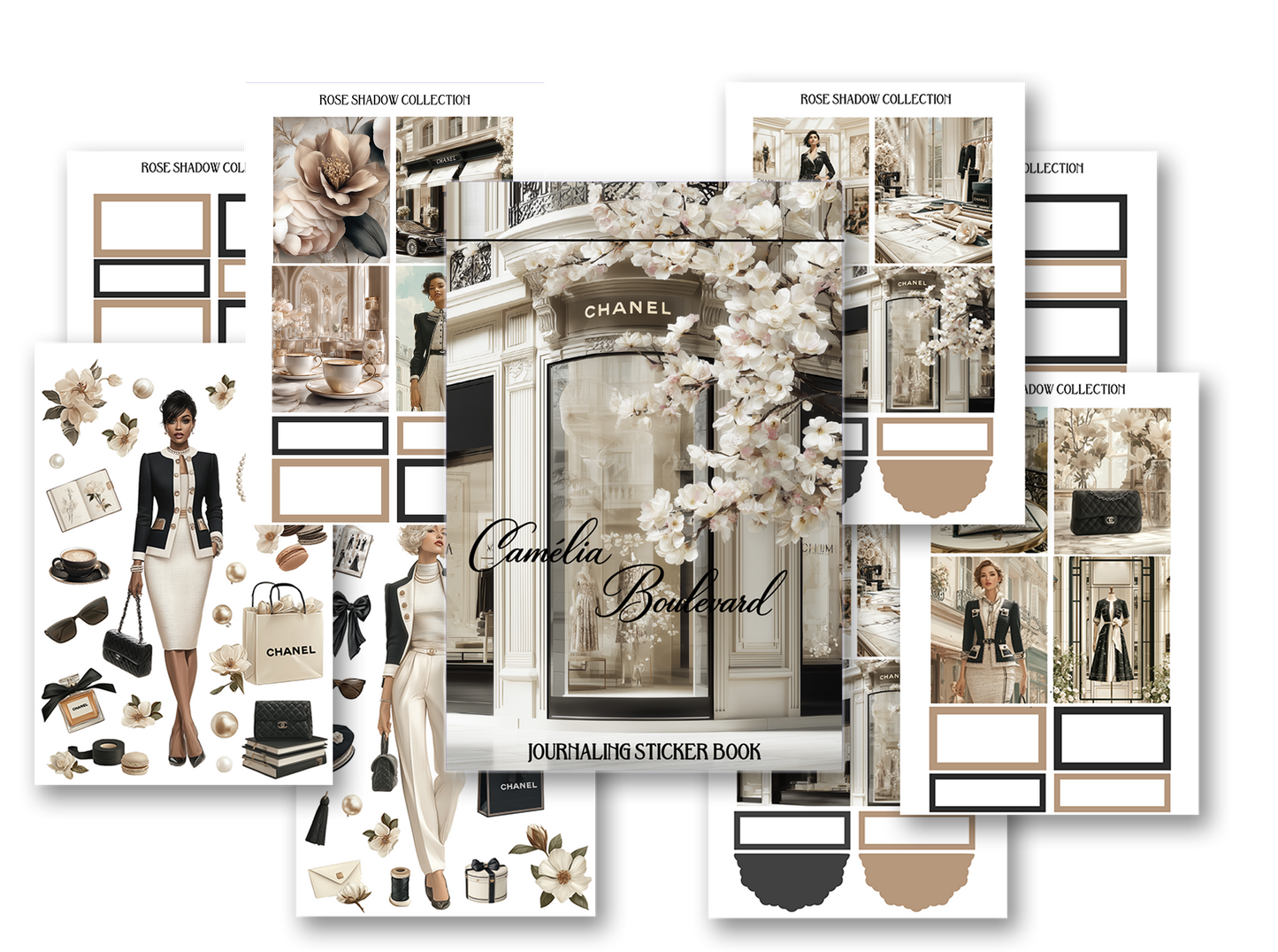 Camelia Boulevard Stationery Box
